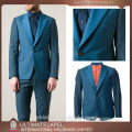 2015 100% wool business strip suit for man slim fit blazer/jacket